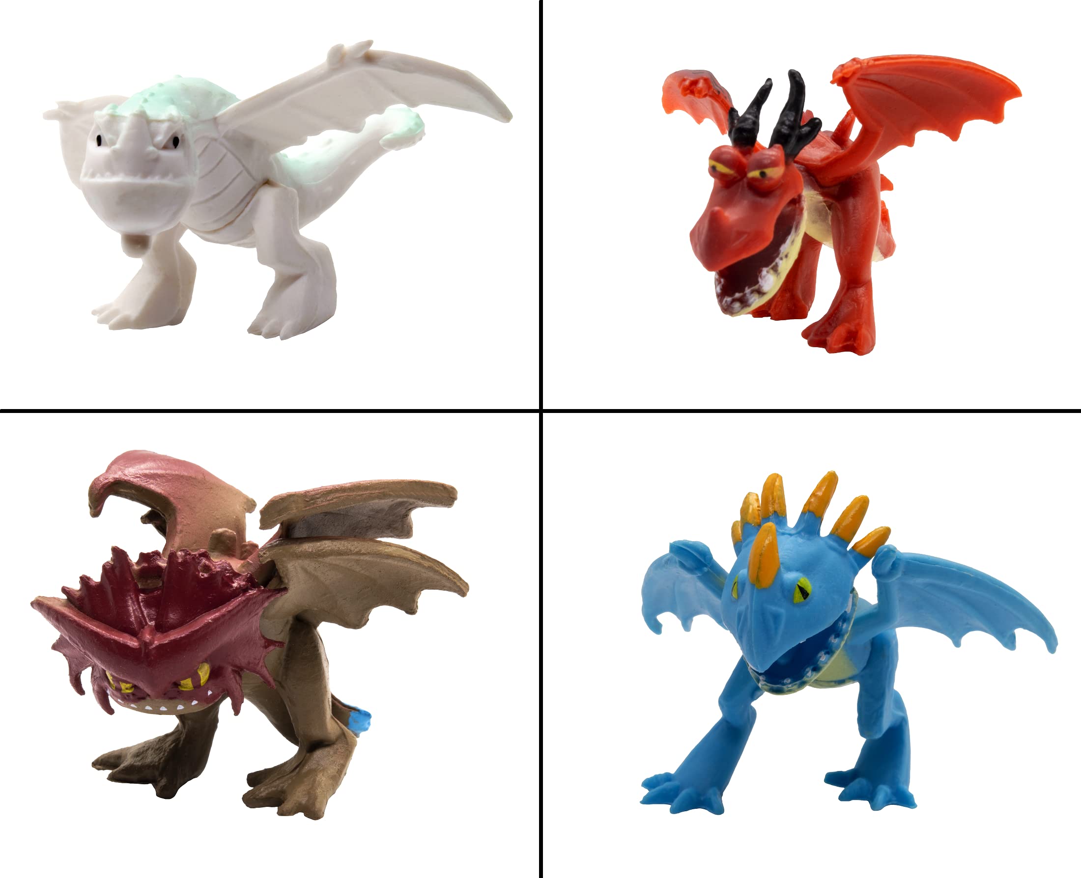Toysvill dragon mini figures with detailed scales for collectible display potential