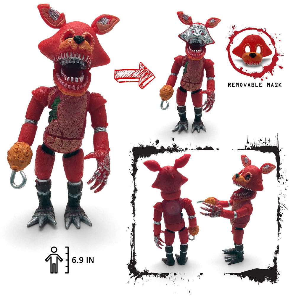 Toysvill FNAF Bonnie figure with vibrant paint for shelf display