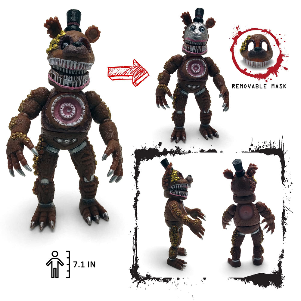 Toysvill FNAF Chica figure featuring bright colors for decor and play