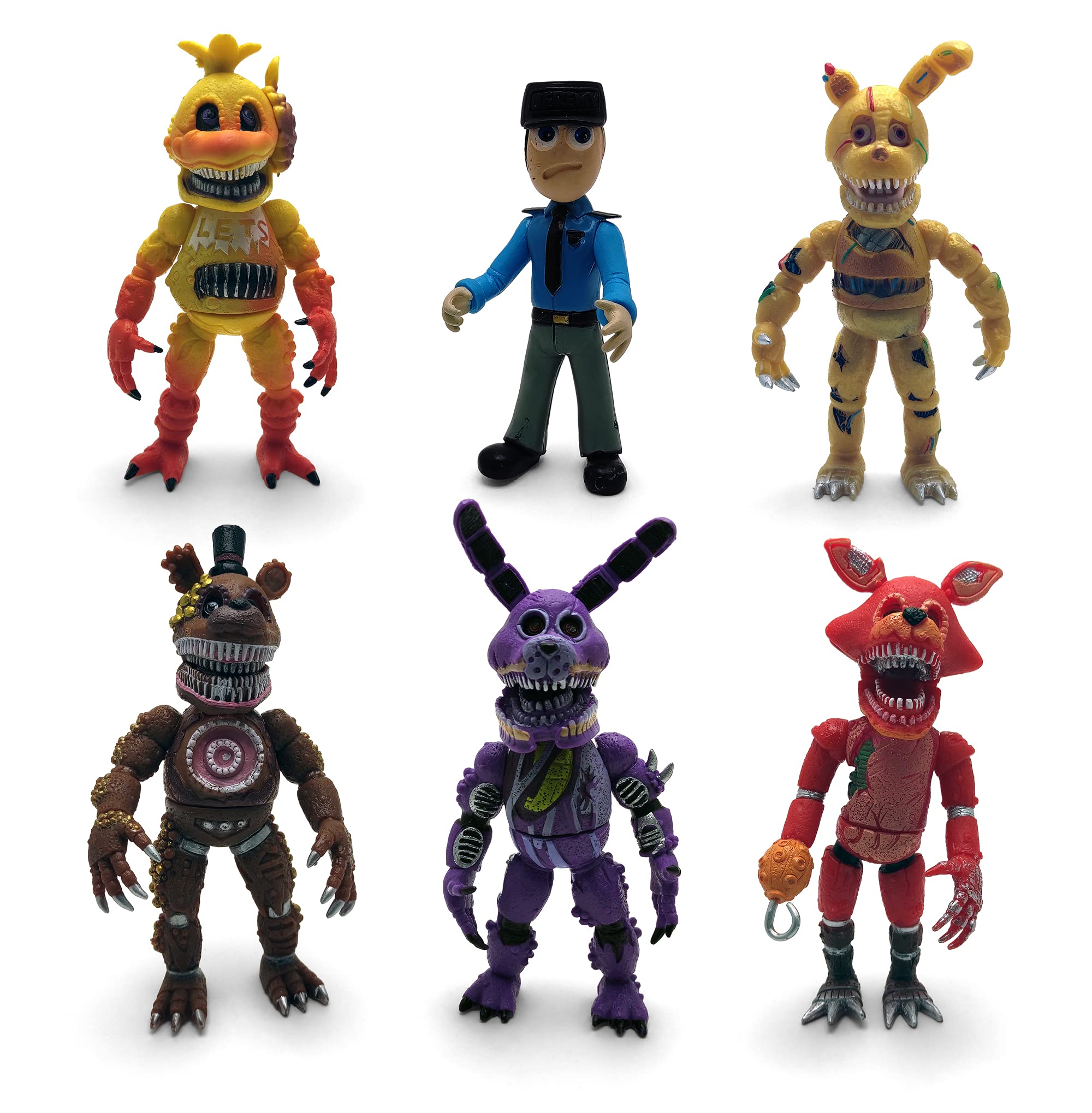 Toysvill FNAF Nightmare Foxy figure for display and imaginative play