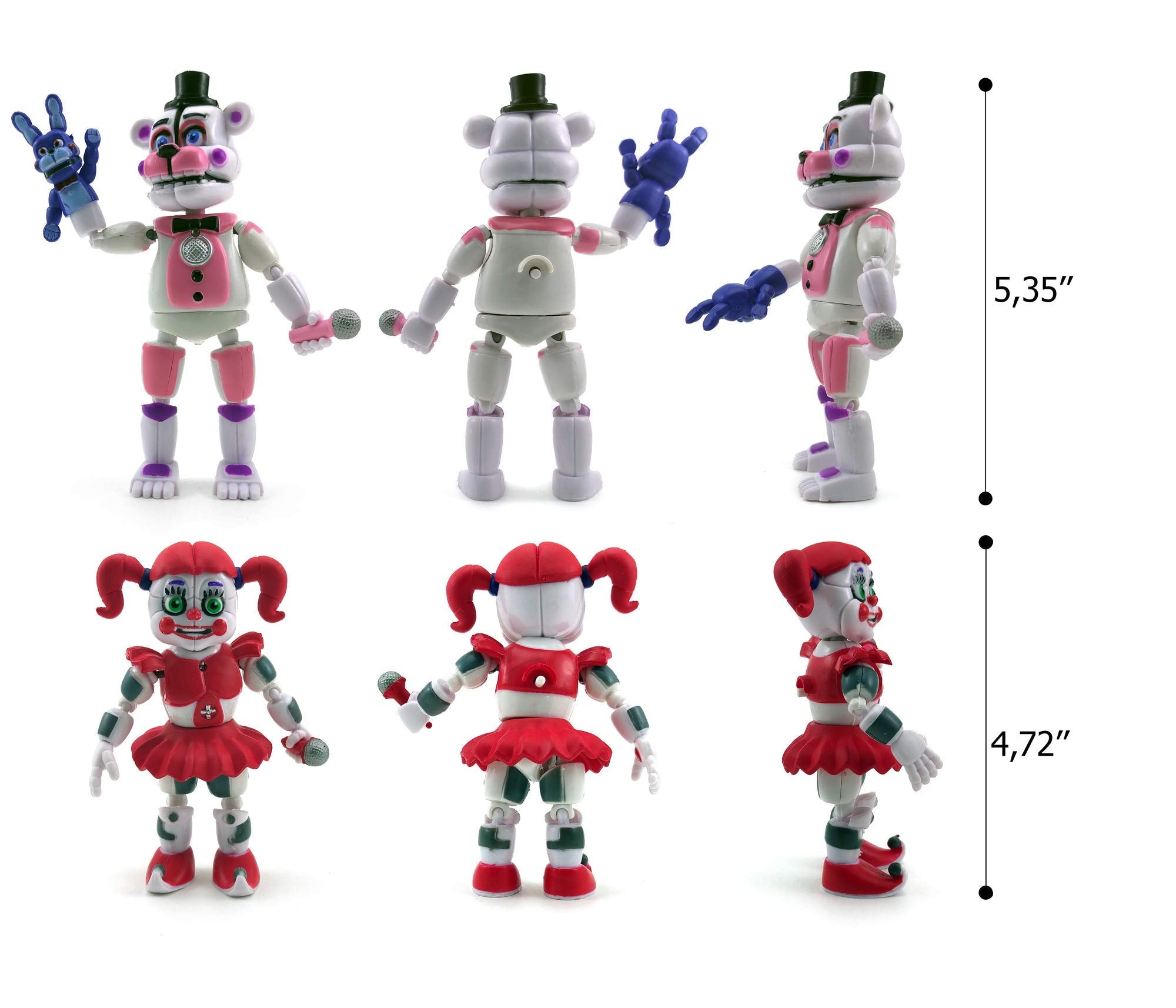 Toysvill FNAF Ballora figure perfect for decorative setups and posing