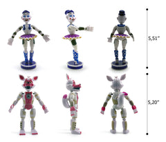 Toysvill FNAF Funtime Foxy figure ready for dynamic action scenes