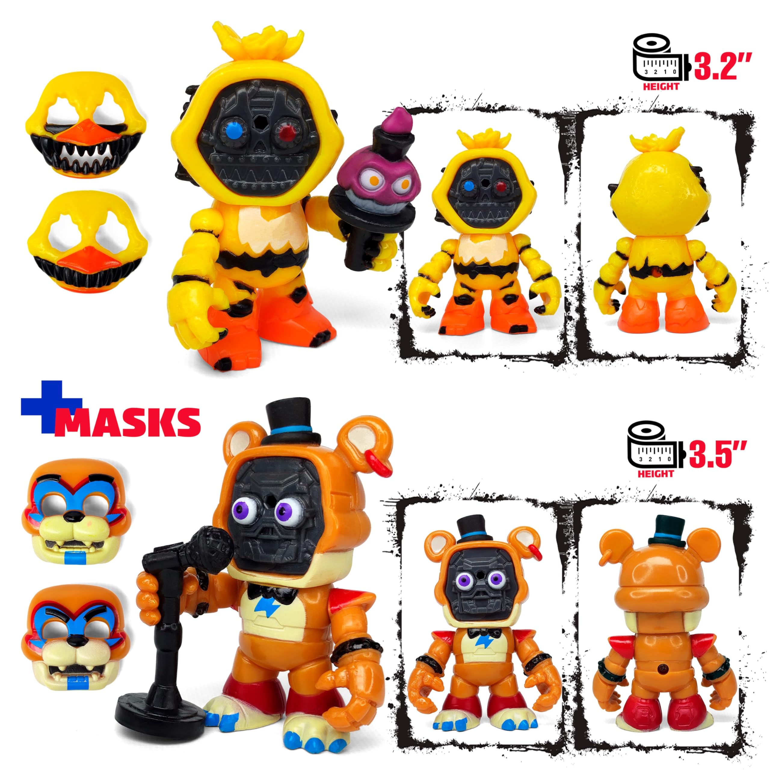 Toysvill Chica mini figure adds colorful display for party decor