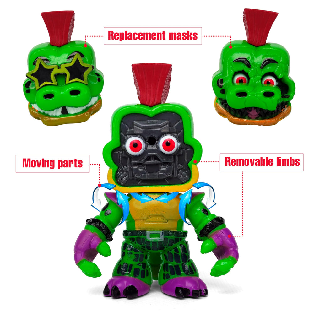 Toysvill Glamrock Chica mini figure suitable for shelf or cake topper