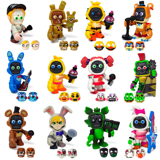 Toysvill Rockstar Bonnie mini figure for shelf display and collectible play