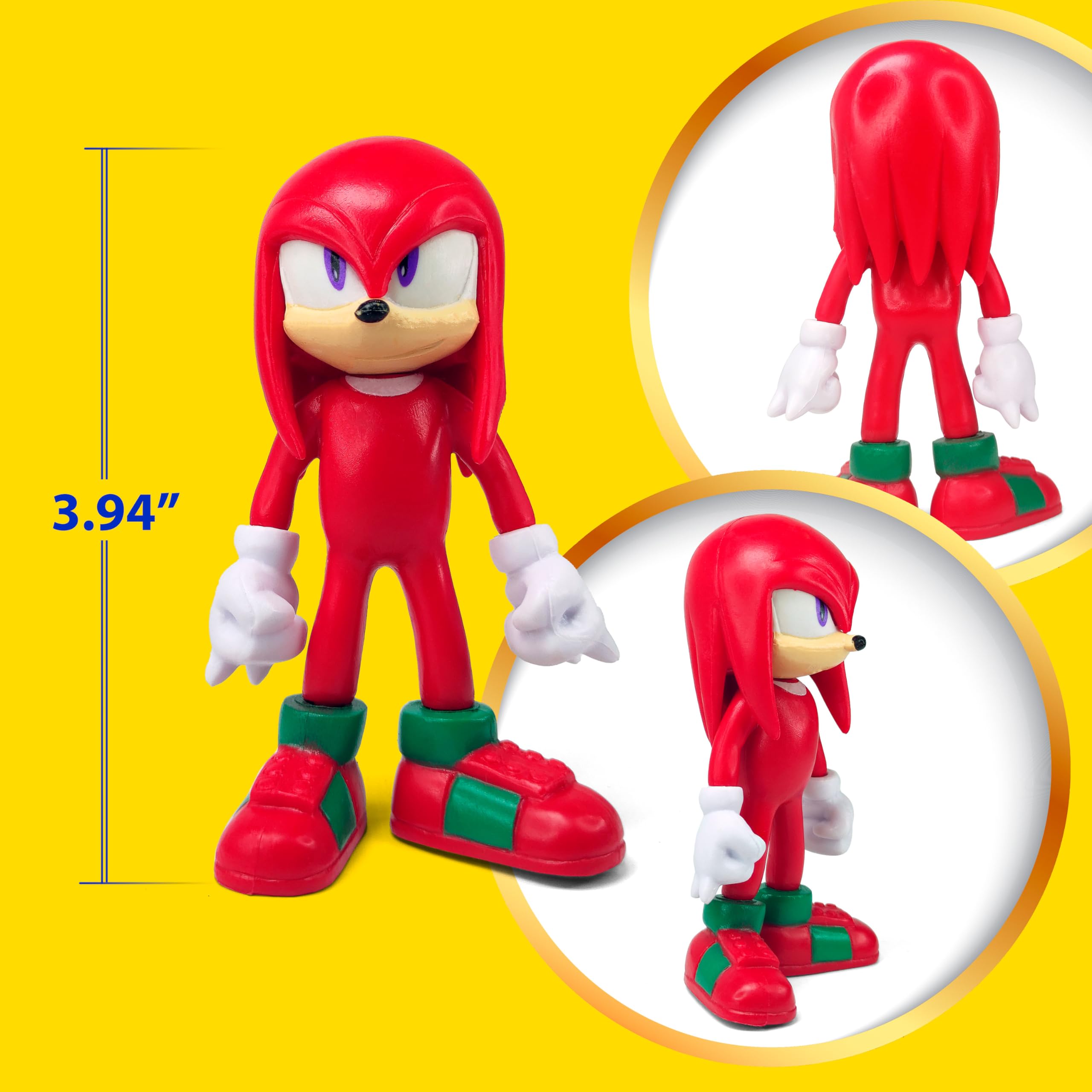 Toysvill Sonic figurines 4in tall ideal as cake toppers and small gifts