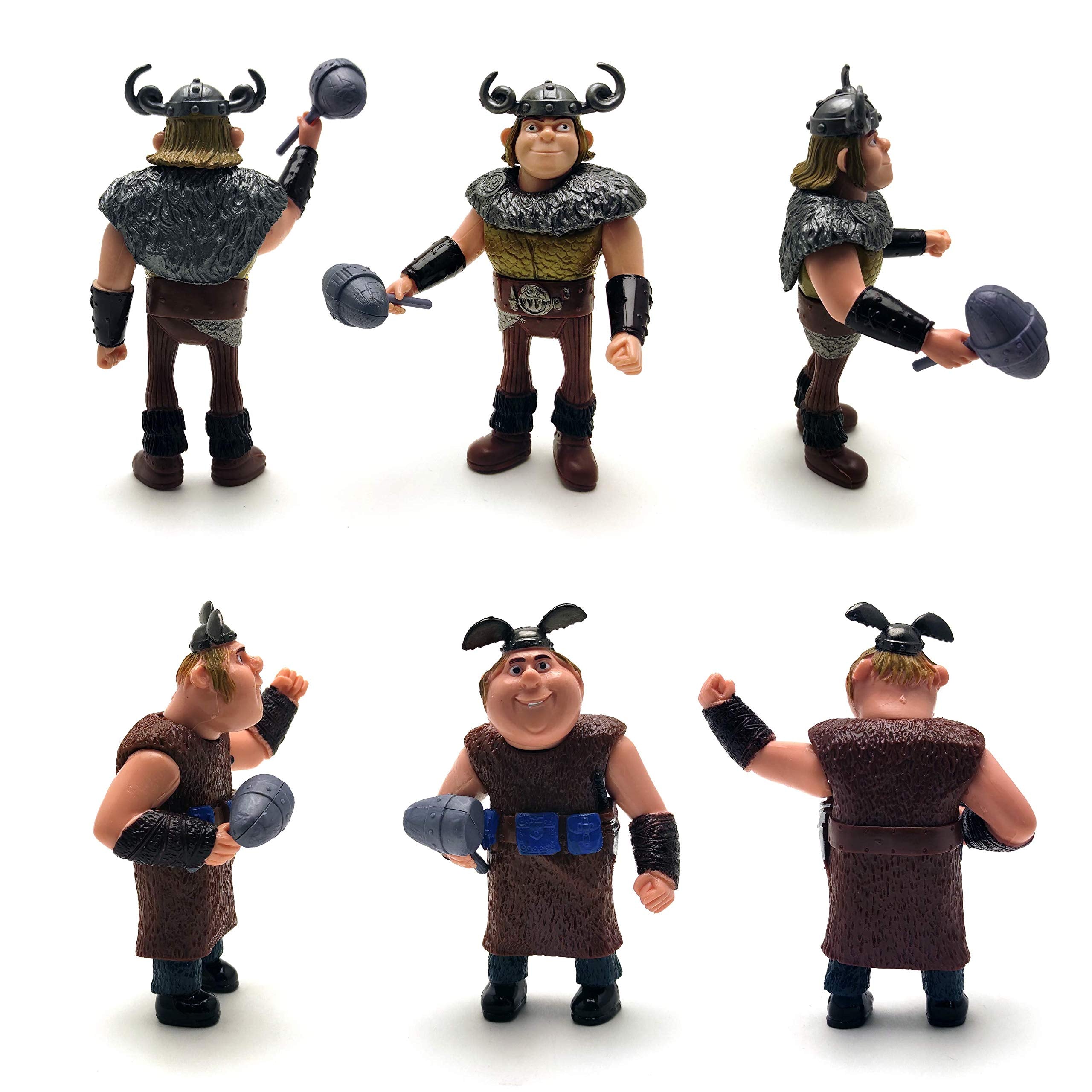Toysvill Stoick-figure ideal for shelf display and Viking adventures.
