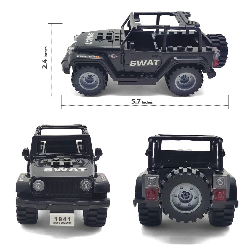 Toysvill SWAT minifigures 22-piece set for creative rescue missions.