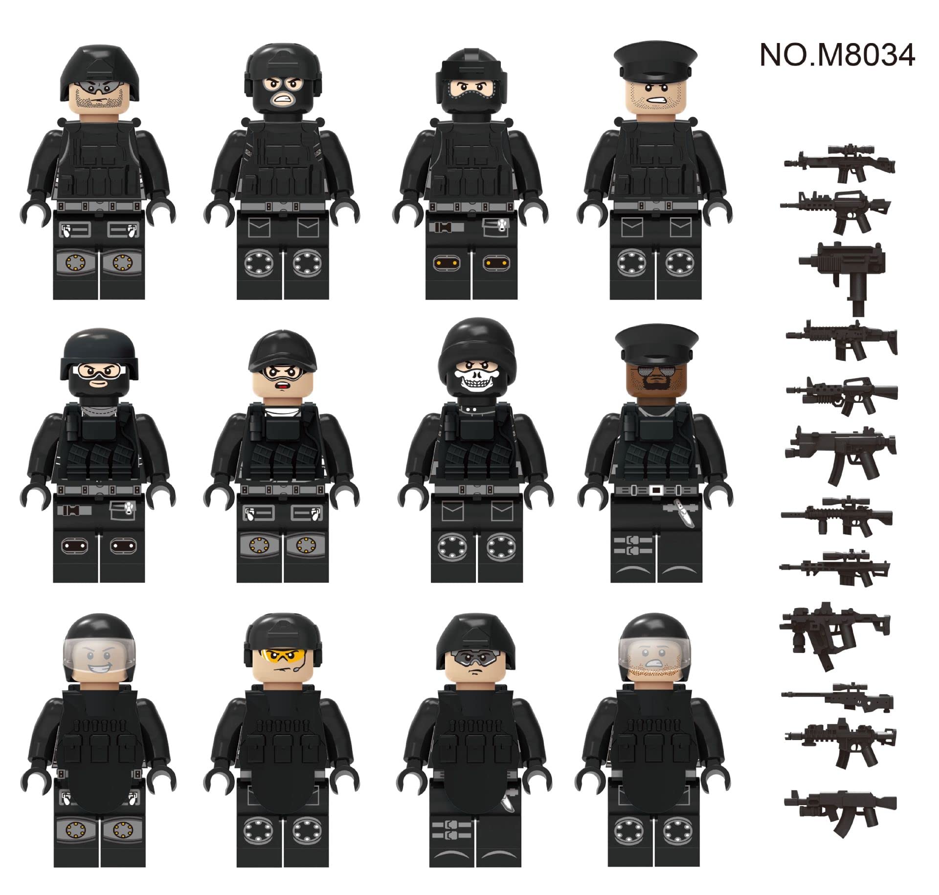 Toysvill SWAT soldier figures spark cooperative, mission-based play.