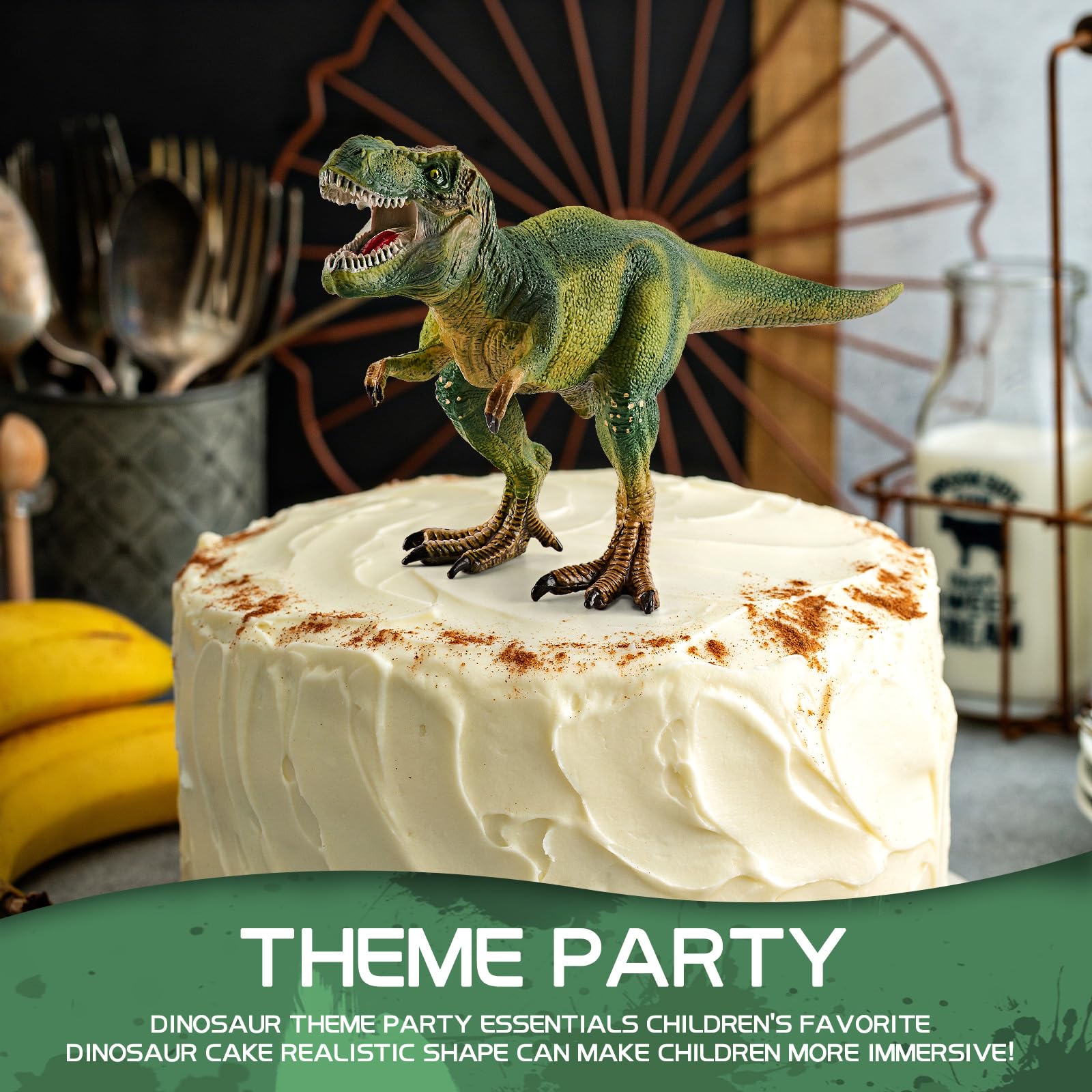 TOYSXYIN Dinosaurs roaring action pose invites energetic play