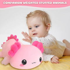 TOYSYM axolotl plush is machine-washable for easy cleaning.