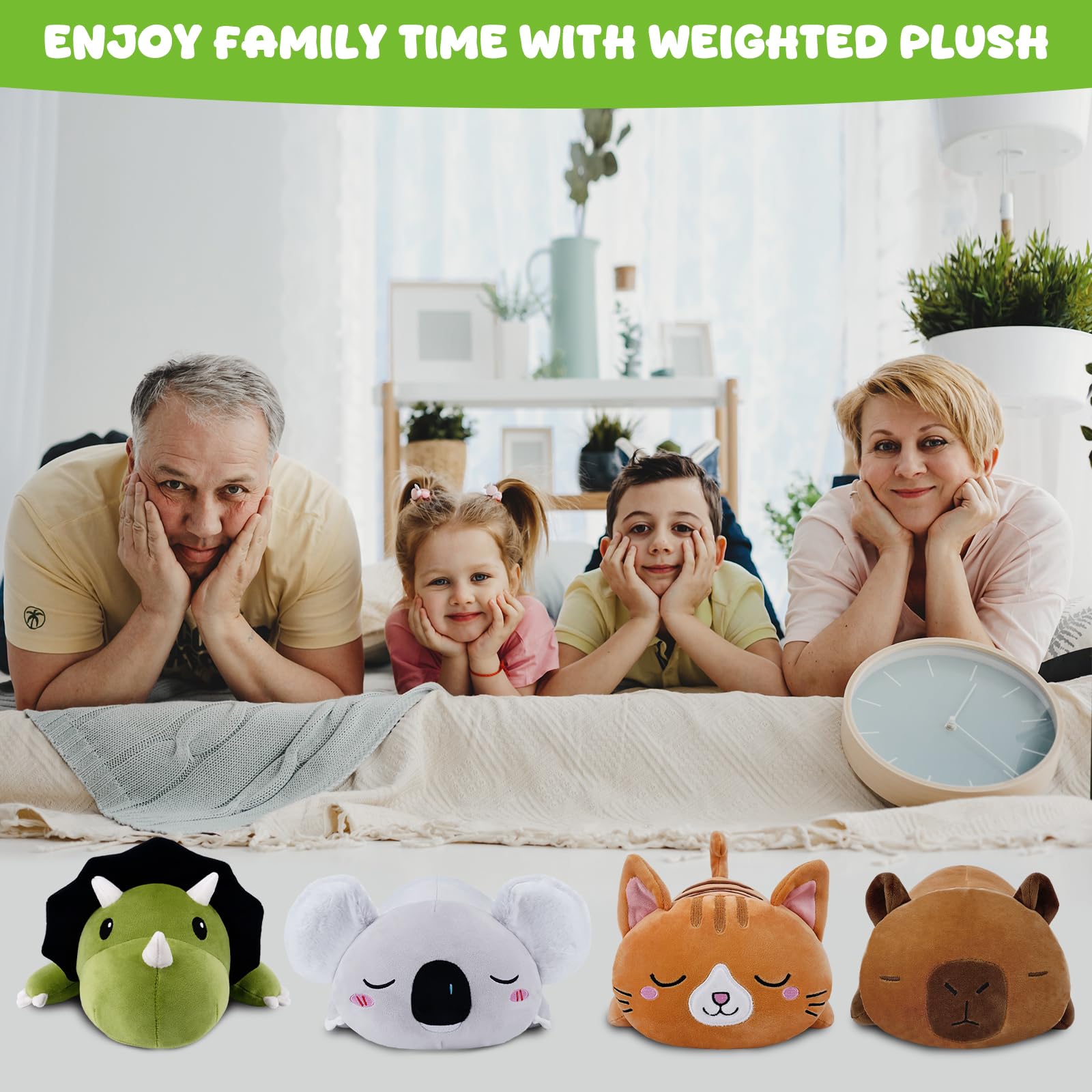 TOYSYM bedtime snuggle dino for kids and adults
