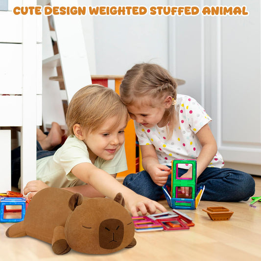 TOYSYM capybara plush huggable design ready for cuddles and comfort.