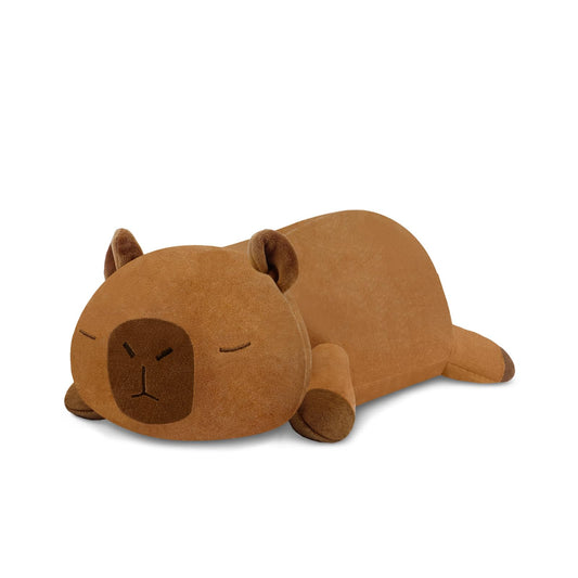 TOYSYM capybara plush weighted beads closeup for calming weight and cozy feel.