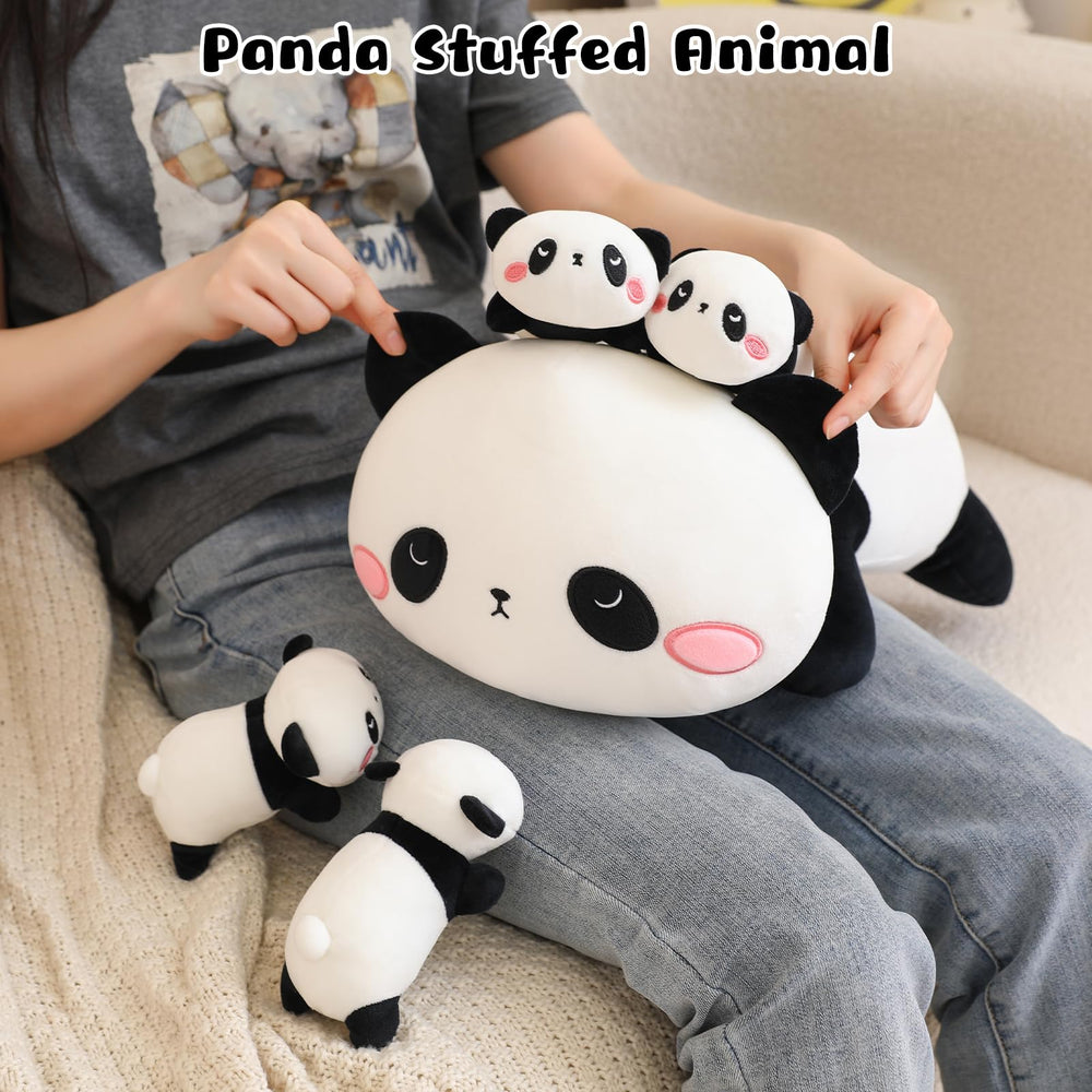 TOYSYM panda cuddle toy enhances room decor with warmth