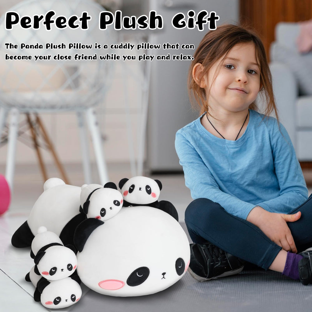 TOYSYM soft panda plush with safe materials and skin-friendly feel