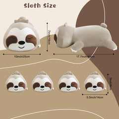 TOYSYM sloth plush baby 4 with squishy interior for imaginative pretend play.