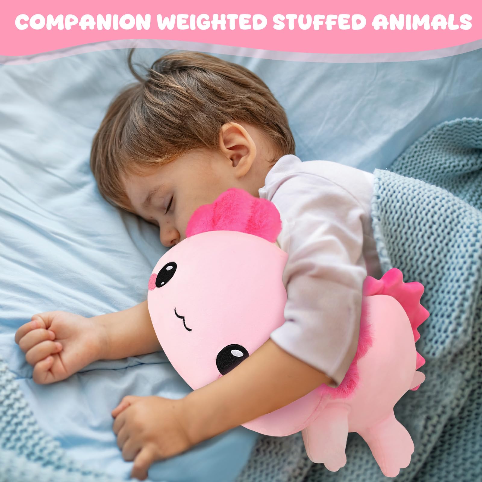 TOYSYM weighted axolotl gift-ready packaging invites easy gifting occasions.