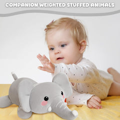 TOYSYM weighted elephant pillow form highlights versatile decorative and comfy support