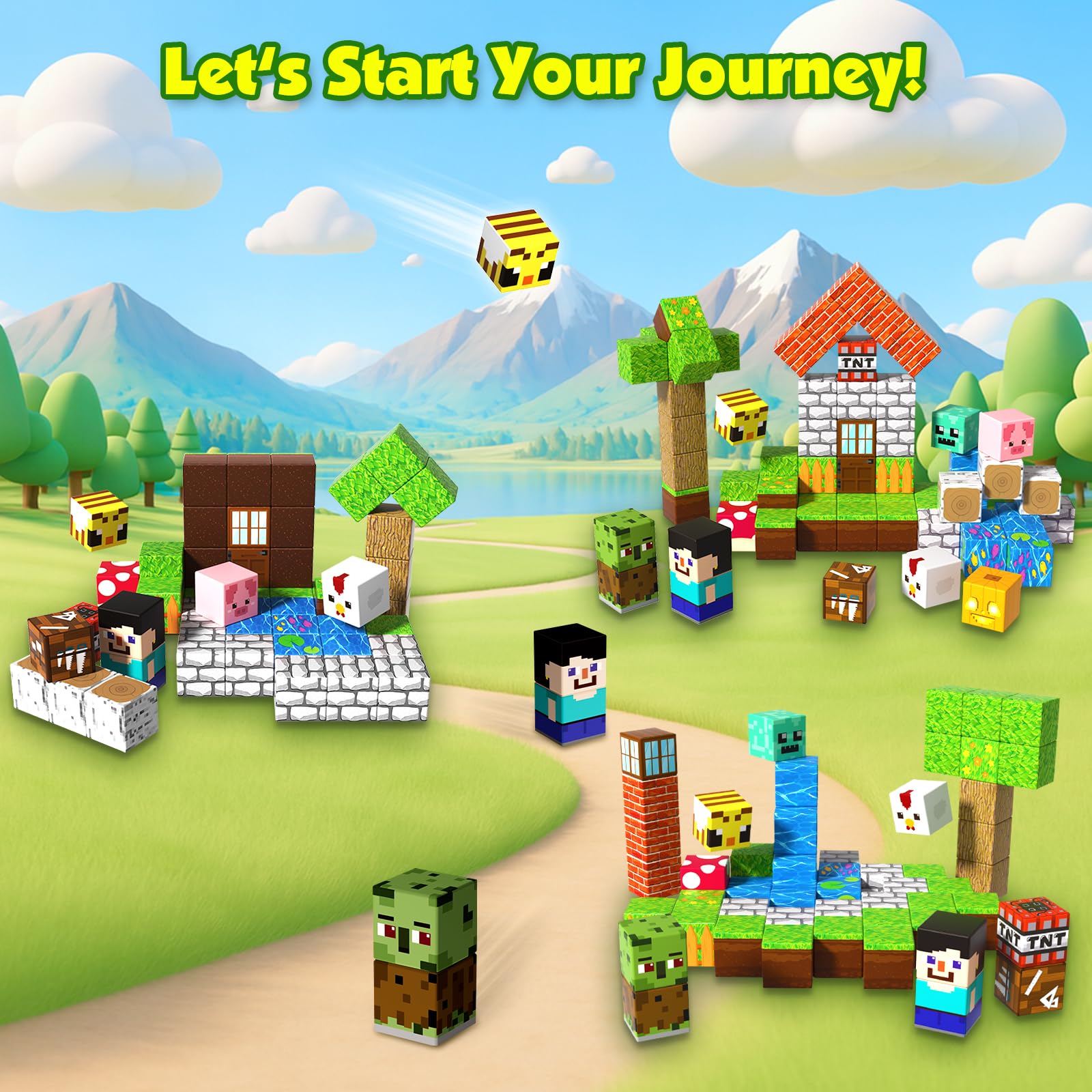 ToyUnited create play scenes and storytelling with blocks