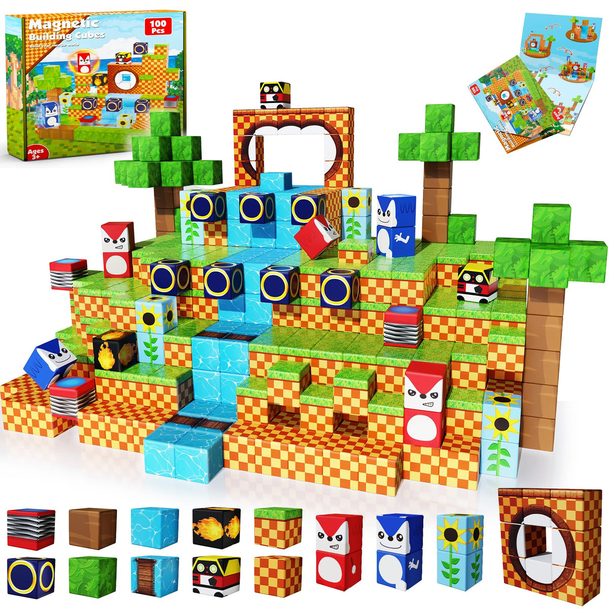ToyUnited magnetic blocks assemble play for creative building and spatial skills.