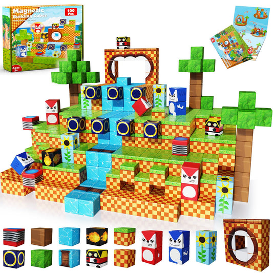 ToyUnited magnetic blocks assemble play for creative building and spatial skills.