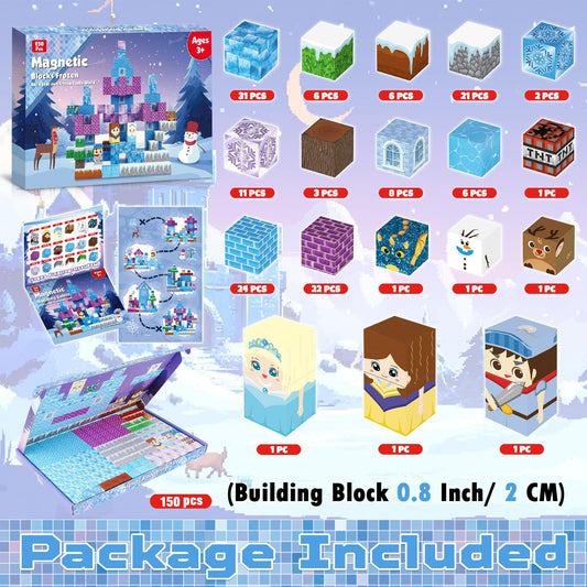 ToyUnited Magnetic Blocks colorful cubes highlight vibrant colors that spark creative building.