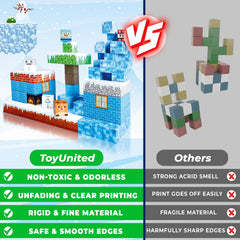 ToyUnited magnetic blocks display vibrant colors and patterns for exploration