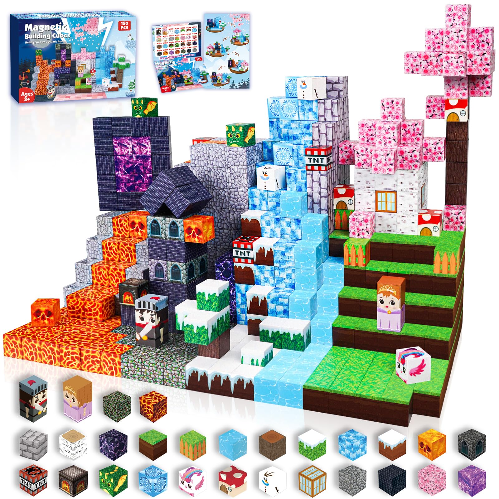 ToyUnited Magnetic Blocks ideal for group play or classroom STEM activities.