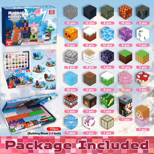 ToyUnited Magnetic Blocks with sealed edges for durable, safe hands-on play.