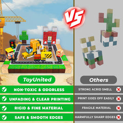 ToyUnited magnetic blocks STEM learning supports hand-eye coordination and logical thinking.