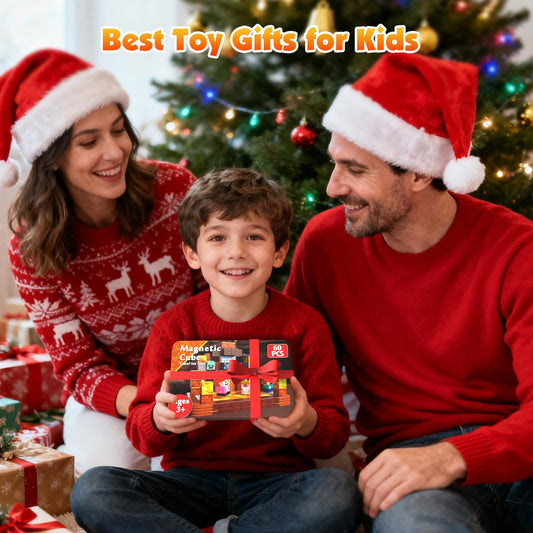 ToyUnited mini 0.8-inch magnetic cubes with bright designs for hands-on learning.