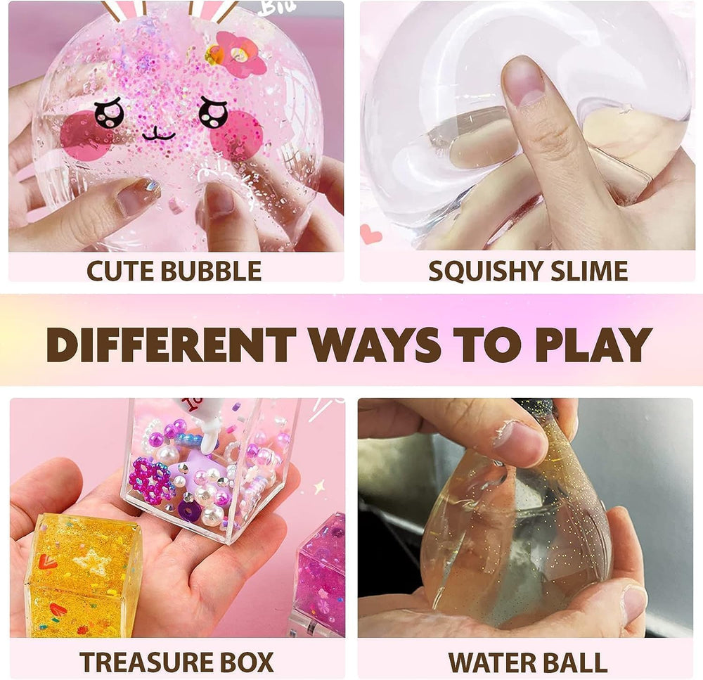 ToyUnited Nano Tape Bubble Kit emoji stickers add playful craft fun.