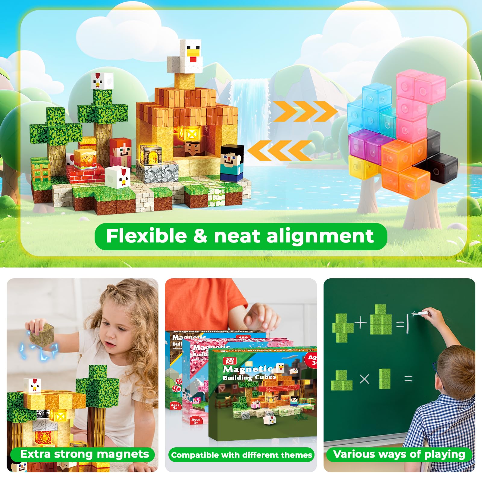 ToyUnited roast-chicken-store-theme magnets inspire imaginative play and storytelling