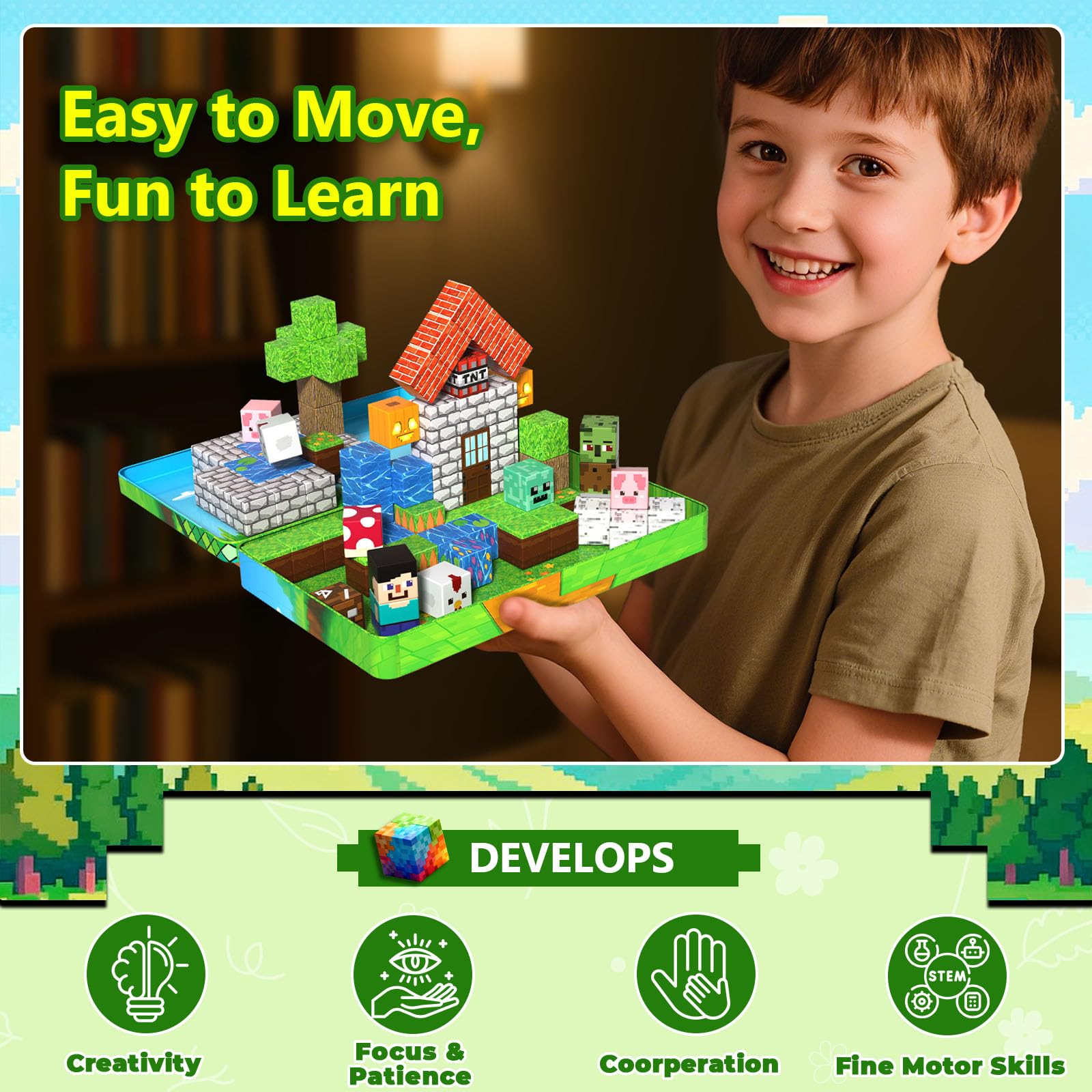 ToyUnited safe ABS material, smooth edges for little hands