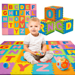 ToyVelt foam puzzle floor mat tiles provide a safe, cushioned play surface.