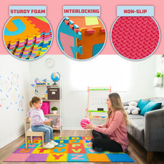 ToyVelt soft crawling mat made from EVA foam cushions little explorers.