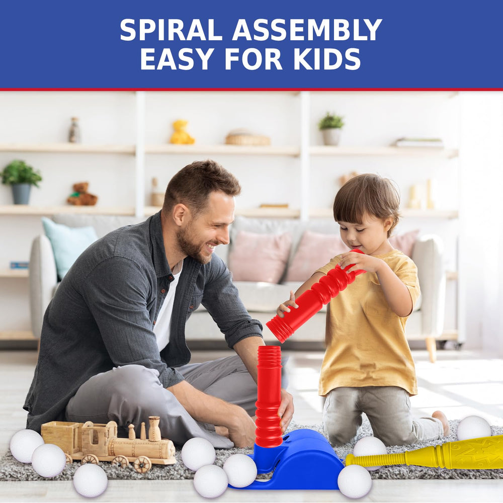 ToyVelt TBall stand quick, tool-free assembly for busy families.