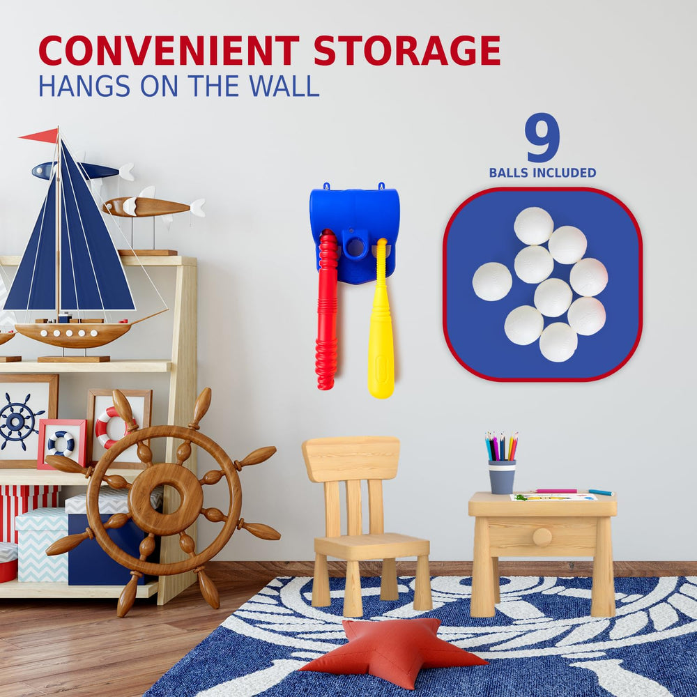 ToyVelt TBall kit highlights kid-friendly craftsmanship and safe use.