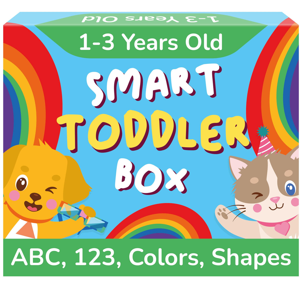 TOYVENTIVE ABC book illustrations show letters in friendly, colorful scenes for early learning