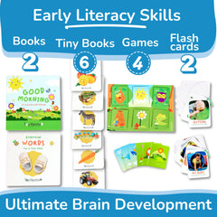 TOYVENTIVE Baby Learning Flash Cards set ready for color and shape recognition.