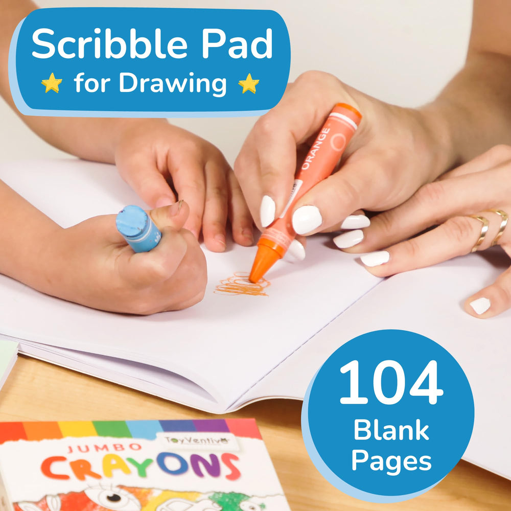 TOYVENTIVE drawing paper pad for large art projects and free drawing