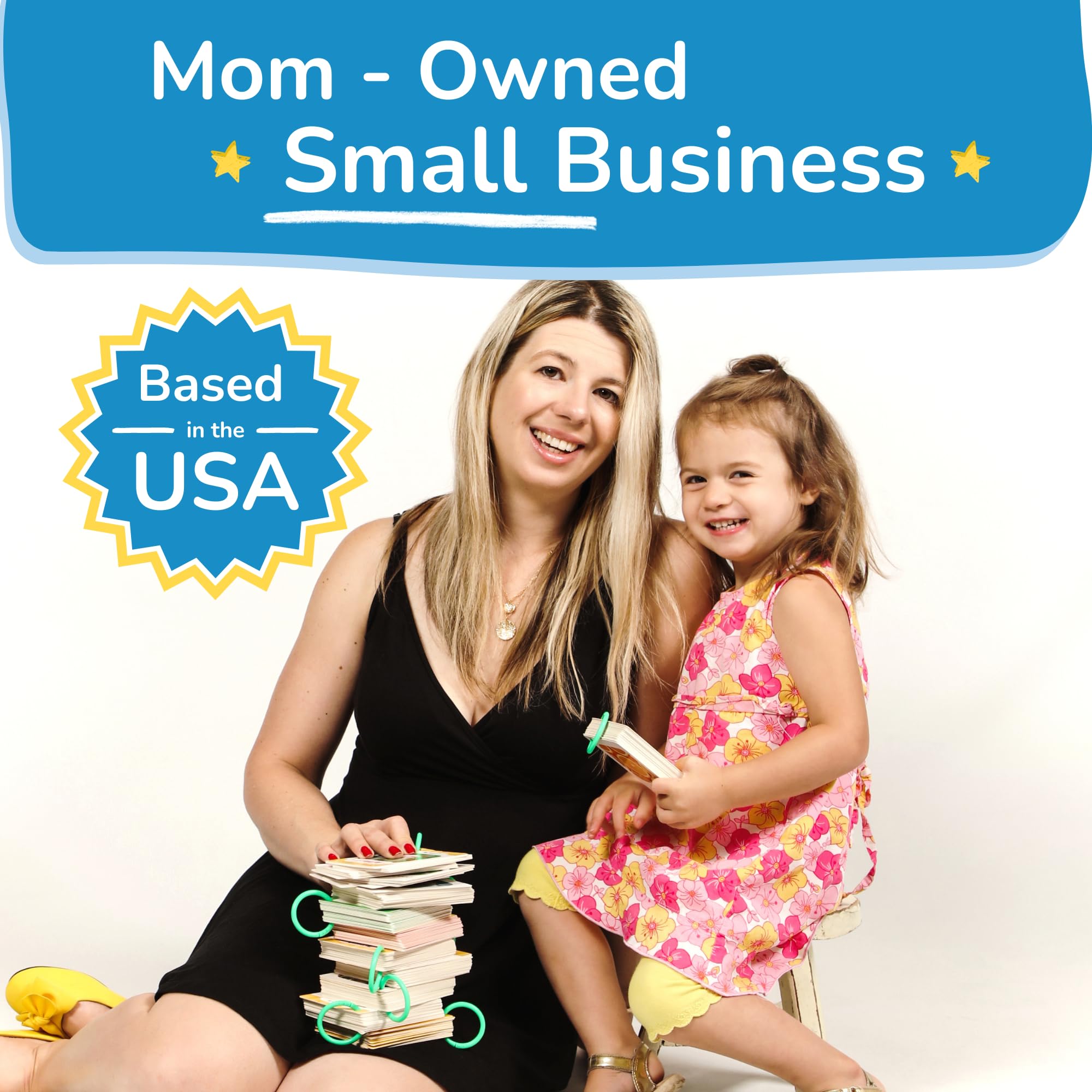 TOYVENTIVE Montessori-inspired flash cards include preschool activities for independent learning.