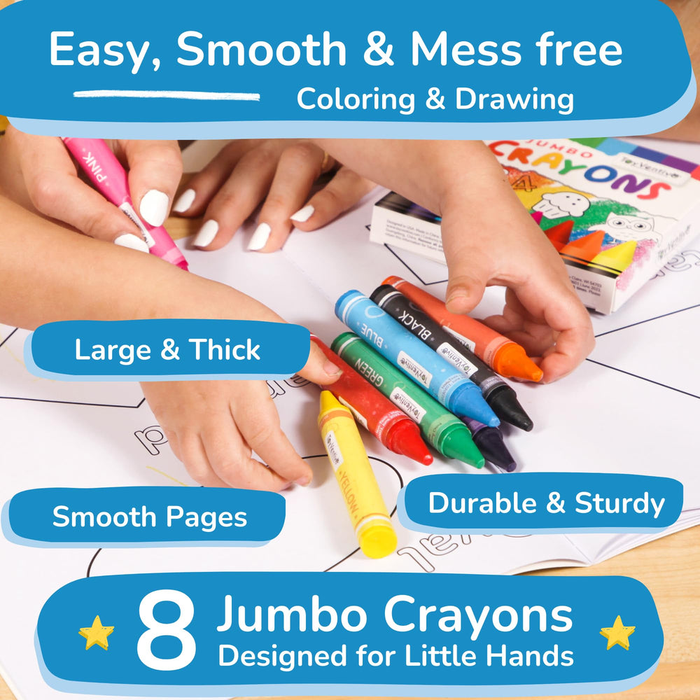 TOYVENTIVE four coloring books with 200 pages each support focused practice