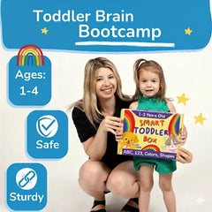 TOYVENTIVE Preschool Kit flash cards collection supports color and number recognition.