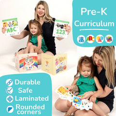 TOYVENTIVE Preschool Kit puzzle board strengthens fine motor skills.