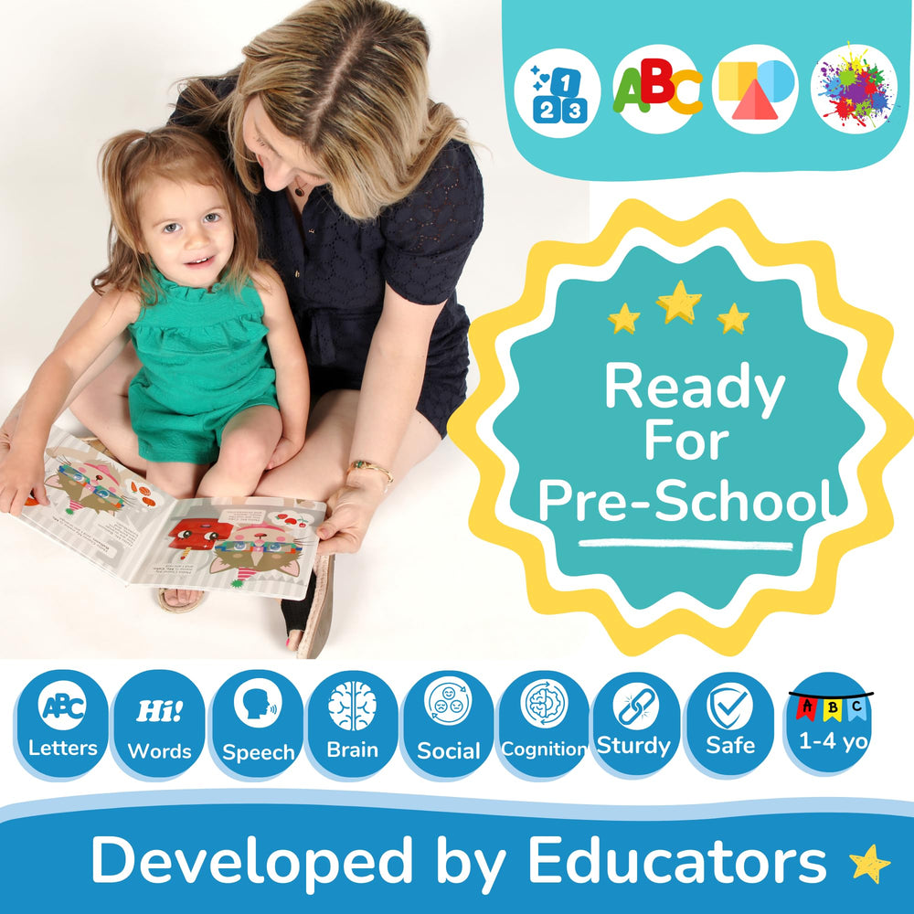 TOYVENTIVE board games support matching and basic logic skills.