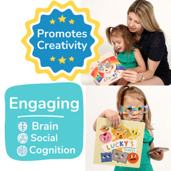 TOYVENTIVE color and shape cards aid early math and classification.