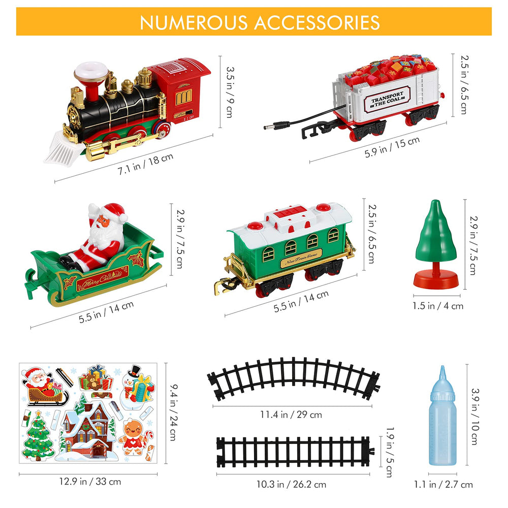 Toyvian Christmas Train coal car adds traditional cargo charm to the scene
