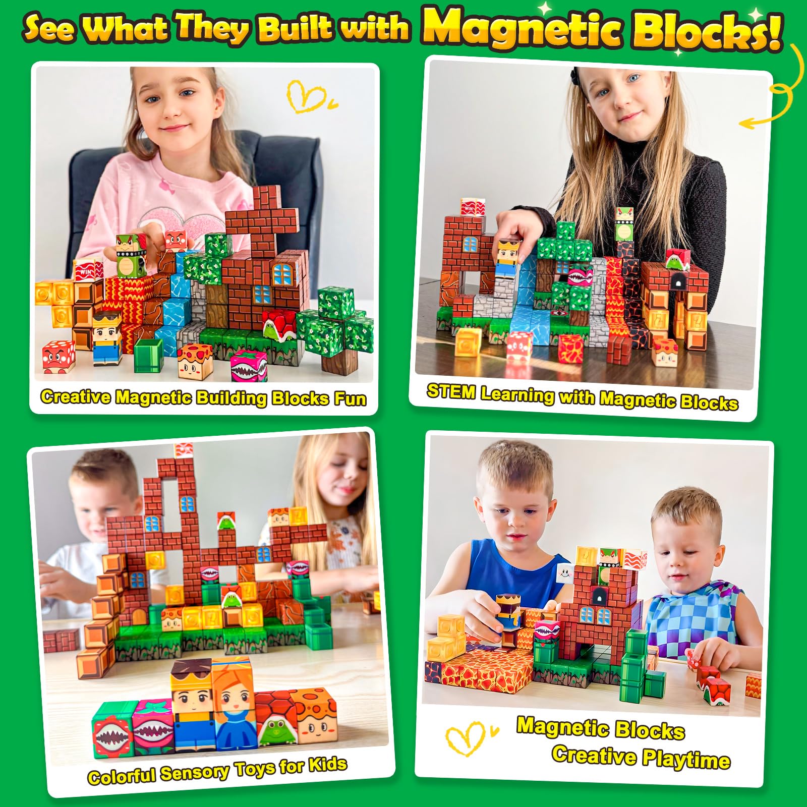 Toyvimo creative play set invites kids to build expansive worlds and tell stories.